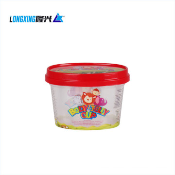 Neuheit Plastik Jelly Cup Candy mit Deckel